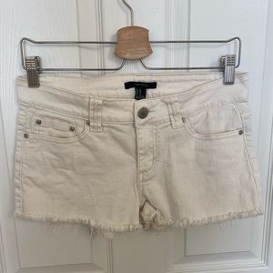 Low Rise Denim Shorts
